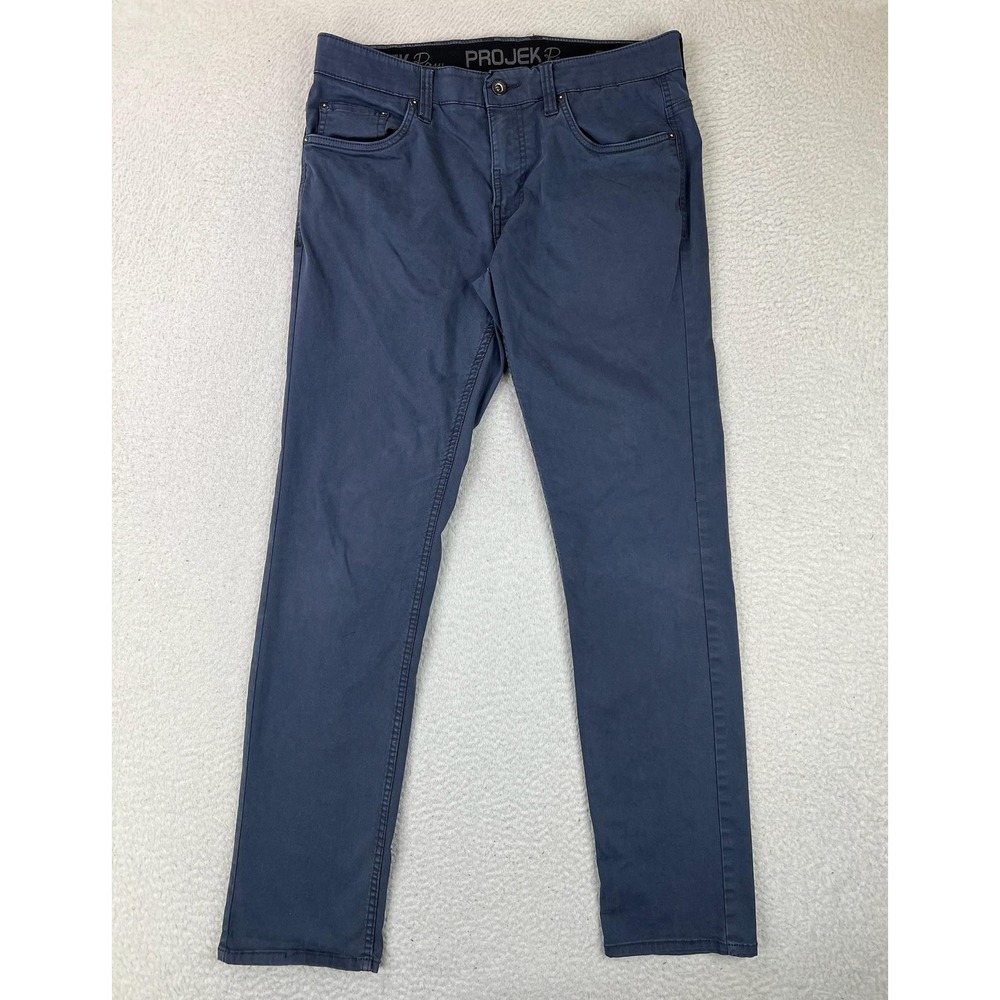 Projek Raw Mens Slim Straight Stretch Jeans Blue Medium Wash 32x32 139166